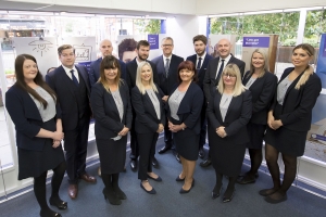 Team at the mortgage company