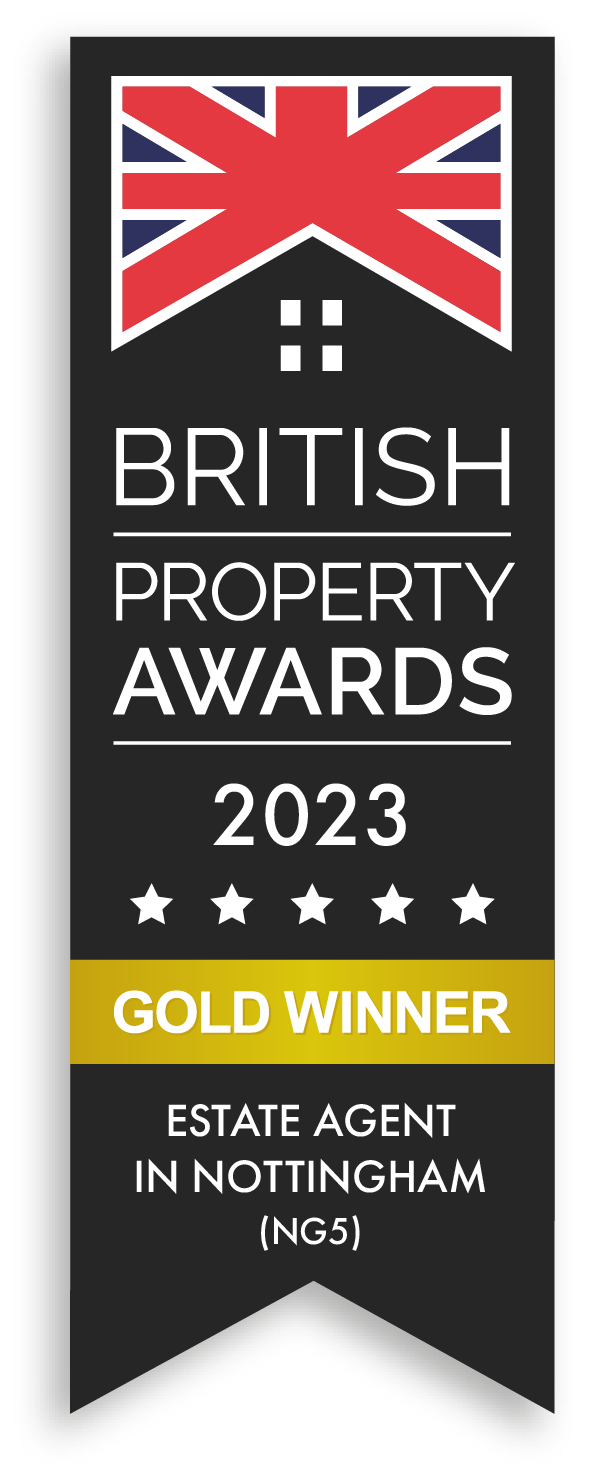 British Property Awards 2023 - Estate Agent in Nottingham - Gold Winner
